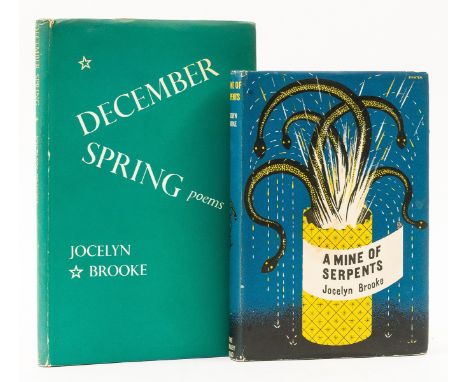 Brooke (Jocelyn) December Spring. Poems, first edition of the author's first book, signed presentation inscription from the a