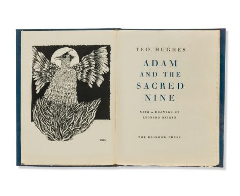 Hughes (Ted) Adam and the Sacred Nine, number 47 of 200 copies signed by the author, title printed in blue and black, frontis