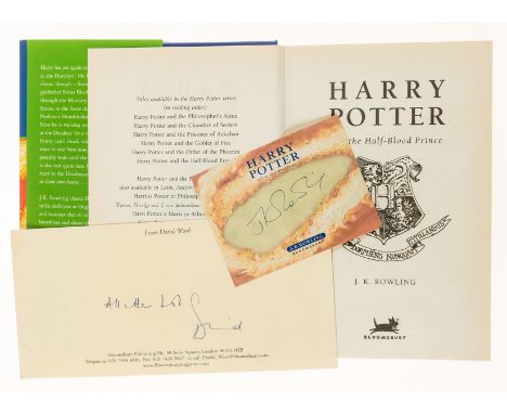 Rowling (J.K.) Harry Potter and the Half-Blood Prince, first edition, official bookplate signed by the author loosely inserte