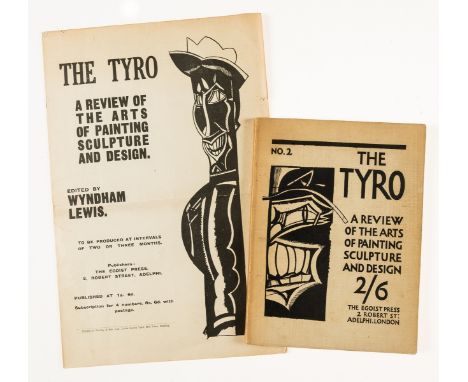 Lewis (Wyndham, editor) The Tyro: A Review of the Arts of Painting, Sculpture and Design, Nos. 1 &amp; 2 (all published), pla