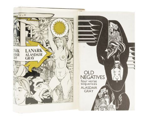 Gray (Alasdair) Lanark, signed presentation inscription from the author to recipient's bookplate on endpaper, jacket with sho