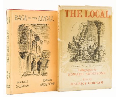Ardizzone (Edward).- Gorham (Maurice) The Local, 15 lithograph plates by Ardizzone (of which 1 double page), light browning t