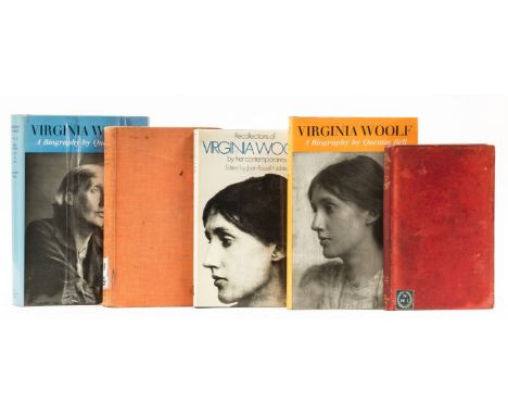 NO RESERVE Woolf (Virginia) The Moment, first edition, scattered faint marginal staining, ex-library with usual labels and in