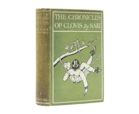 Munro (H. H.), "Saki". The Chronicles of Clovis, first edition, light browning to endpapers, original pictorial cloth, spine 