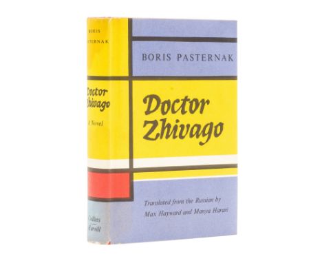 Pasternak (Boris) Doctor Zhivago, first English edition, light browning to endpapers, original cloth, dust-jacket, light toni