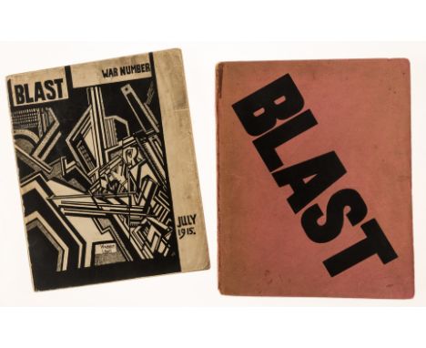 Lewis (Wyndham, editor) Blast...Review of the Great English Vortex, No.1 &amp; 2 (all published), plates and illustrations by