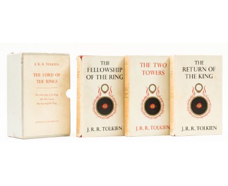 Tolkien (J.R.R.) The Lord of the Rings, 3 vol., comprising The Fellowship of the Ring, eleventh impression, 1961, The Two Tow