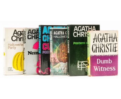 Christie (Agatha) Hallowe'en Party, first edition, original cloth, fractional bumping to spine extremities, dust-jacket, smal