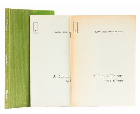 Johnson (B. S.) Poems Two, number 32 of 100 copies signed by the author, original cloth-backed boards, very light fading to s