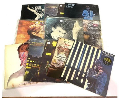 David Bowie:&nbsp; a collection of 14 LP's.&nbsp;&nbsp;Most LP's appear in very good condition and sleeves likewise.&nbsp; Da