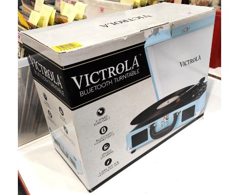 Victorola Blue Tooth Record player, boxed 