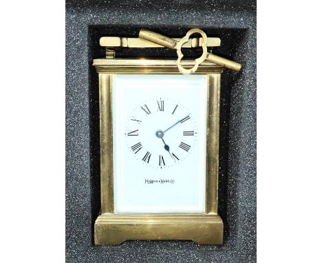 A boxed Mappin &amp; Webb carriage clock 