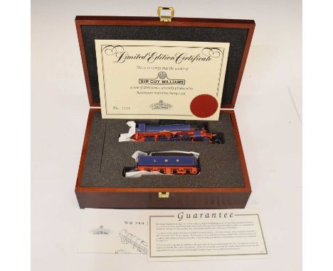 Bachmann - Limited edition 'Sir Guy Williams' 00 gauge locomotive and tender set within wooden presentation case, 1106/2000, 