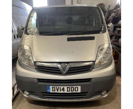 2014 Vauxhall panel van in silver with 1995c diesel engine.REG: DV14 DDO.Log book: Yes.  Keys:  1 set.MOT expires: 13th Aug 2