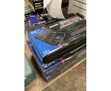 Multi purpose rotary tool and engraver, cordless screw driver, LED spot light and 2 torches. 