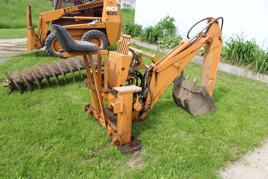 Backhoe attachment.