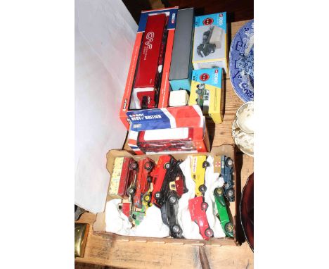 Loose and boxed Diecast model cars including Corgi.