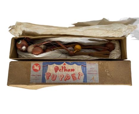 Rare Boxed Pelham Puppet, SL.LULABELLE. In original box with name stamped to one end.Box 56 cms longBox in reasonable conditi
