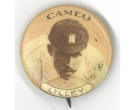 A.T.C., celluloid button, Cricketers, Lilley, 21mm dia., Cameo paper insert, VG