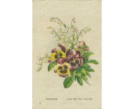 SILKS, mainly Australian & South Africa, inc. Garden Flowers, Pottery, Arms, Butterflies, British Army Crests and Badges, Fla