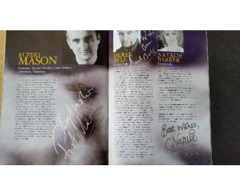 THEATRE, signed programmes, multiple signed to profile pages, inc. Murder On The Nile (10 signatures), Kate O'Mara, Denis Lil