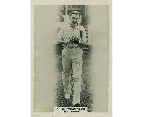 PHILLIPS, Cricketers (brown), large, Nos. 221 (The Army), 222 (Old Etonian) & 224 (Cambridge University), slight edge knocks,