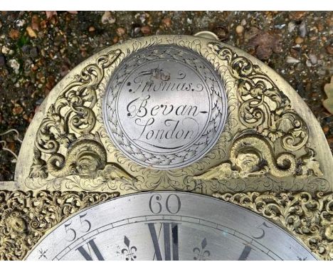 A George III Thomas Bevan London chinoiserie long case London clock&nbsp;