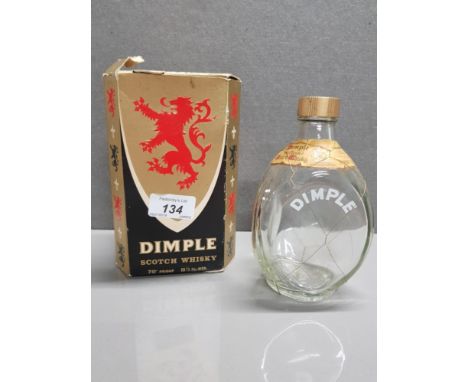 VINTAGE DIMPLE SCOTCH WHISKY BOTTLE IN ORIGINAL BOX UNFORTUNATELY EMPTY