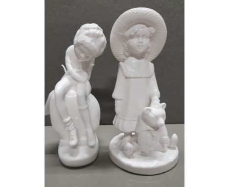 2 SPODE FIGURINES JAMES AND ELIZABETH BY PAULINE SHONE