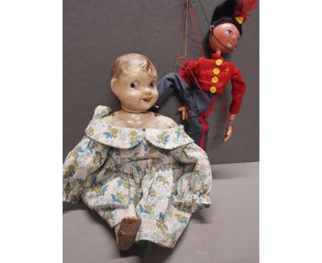 VINTAGE PELHAM PUPPET AND DOLL