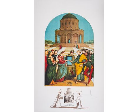 Salvador Dal&iacute; (1904-1989)Raphael: Le Mariage de la Vierge, from Changes in Great Masterpieces (Field 74-2C; M&amp;L 14