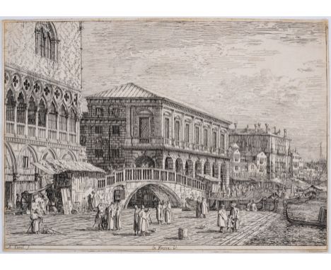 Giovanni Antonio Canal, called Canaletto (1697-1768)Le Preson V, from 'Vedute altre prese da i luoghi altre ideate da Antonio