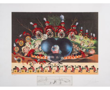 Salvador Dal&iacute; (1904-1989)L'Atavisme, from Les D&icirc;ners de Gala (Field 77-5L; M&amp;L 1333)Photolithograph printed 