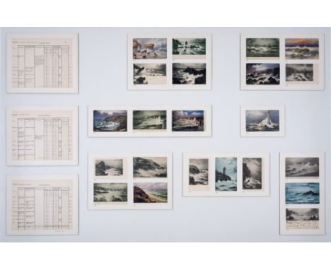 Susan Hiller (1940-2019)Dedicated to the Unknown Artists; Addenda III, Section R., The Rough SeaTwenty-two postcards with ink