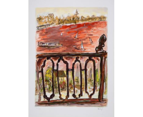 Bob Dylan (b.1941)Vista From BalconyGicl&eacute;e in colours, 2012, signed in pencil, numbered from the edition of 295, print