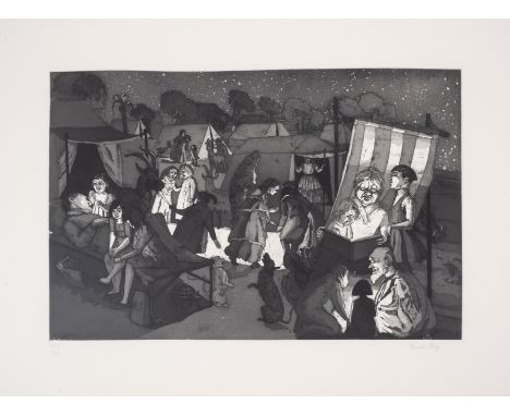 Paula Rego (1935-2002)The Encampment (Rosenthal 30)Etching with aquatint, 1989, signed in pencil, numbered from the edition o