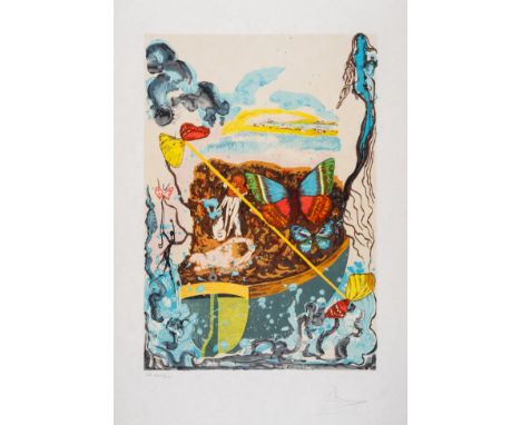 Salvador Dal&iacute; (1904-1989)Renaissance, from Papillons Anciennes (Field 77-1A; M&amp;L 1491)Lithograph printed in colour