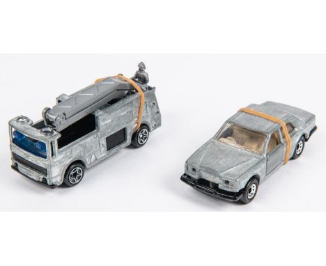 2 Matchbox American pre-production/ First shot castings. An unspun/unassembled 1986 Rolls Royce Silver Spirit, with painted m