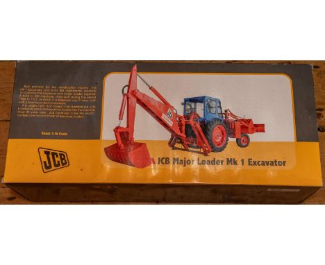 A quantity of Construction Equipment, Heavy Plant and Vehicles. Various scales. A Conrad 1:50 scale Liebherr LTM 1200-5.1  Mo