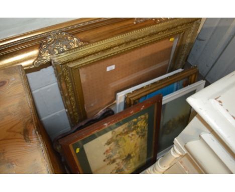 A quantity of various picture frames, pictures and prints 