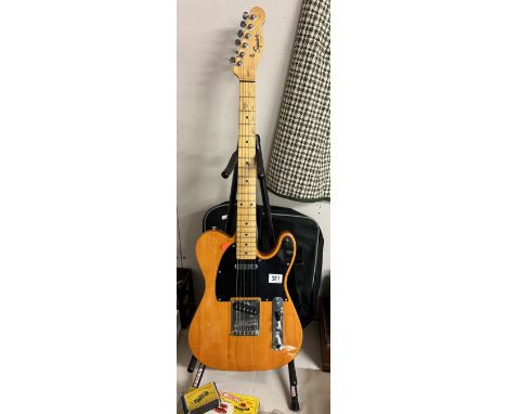 A Fender Squier Tele made in China S/N CY08042557 with soft case (Stand not included)