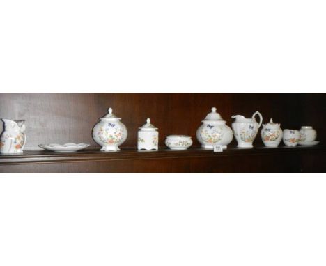 A collection of Aynsley Cottage Garden porcelain.