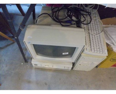 A vintage IBM personal system model 502 and other vintage computer items etc.,P/NO/type:6318-002
