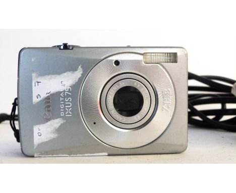 Canon Ixus 75 digital camera, together with charger and manual