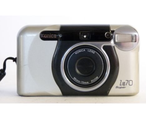 Konica Z-up 70 super film camera with film already loaded and case