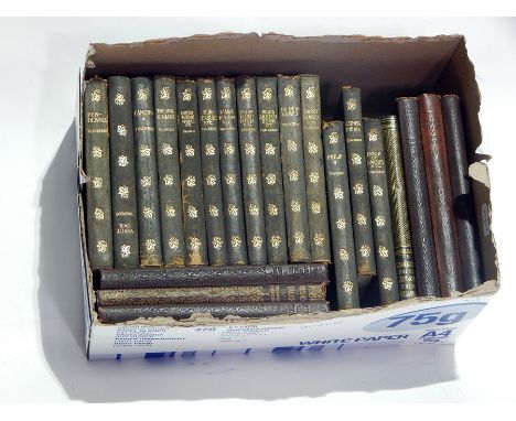 Inlaid cribbage board, quantity books and other collectable items (2 boxes) 