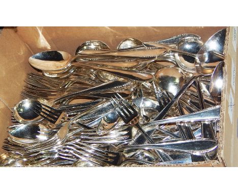 Chinese silver-coloured metal 12 piece setting canteen of cutlery, 180oz approx. 