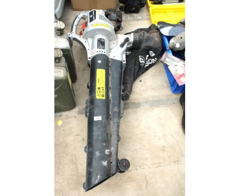 A SPEAR AND JACKSON PETROL ENGINE LEAF VAC 