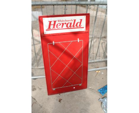 A VINTAGE NEWSPAPER DISPLAY 