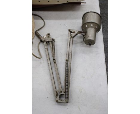 A VINTAGE SWING ARM DRAFTING LAMP 